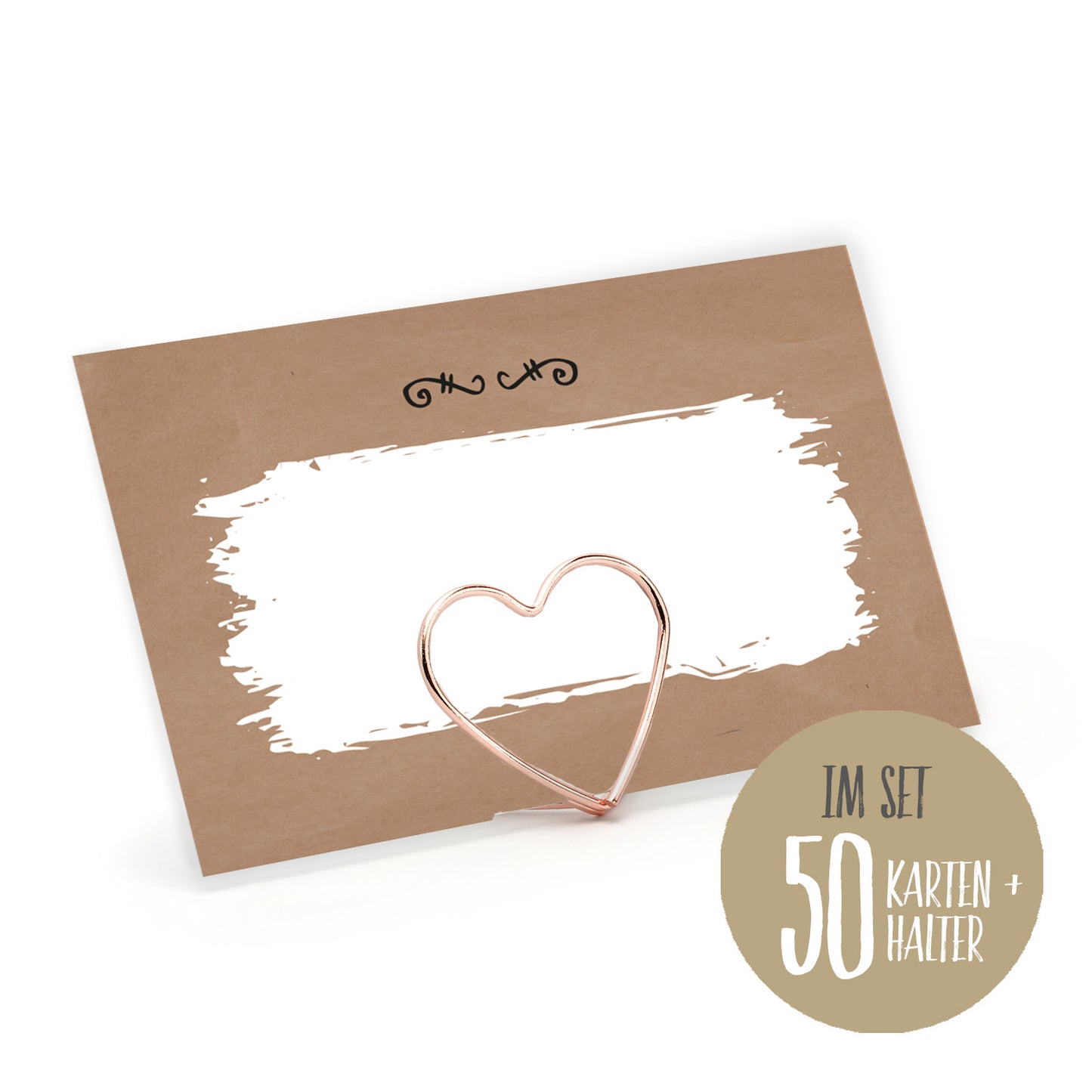 Tischkarten & Tischkartenhalter - Simple Vintage