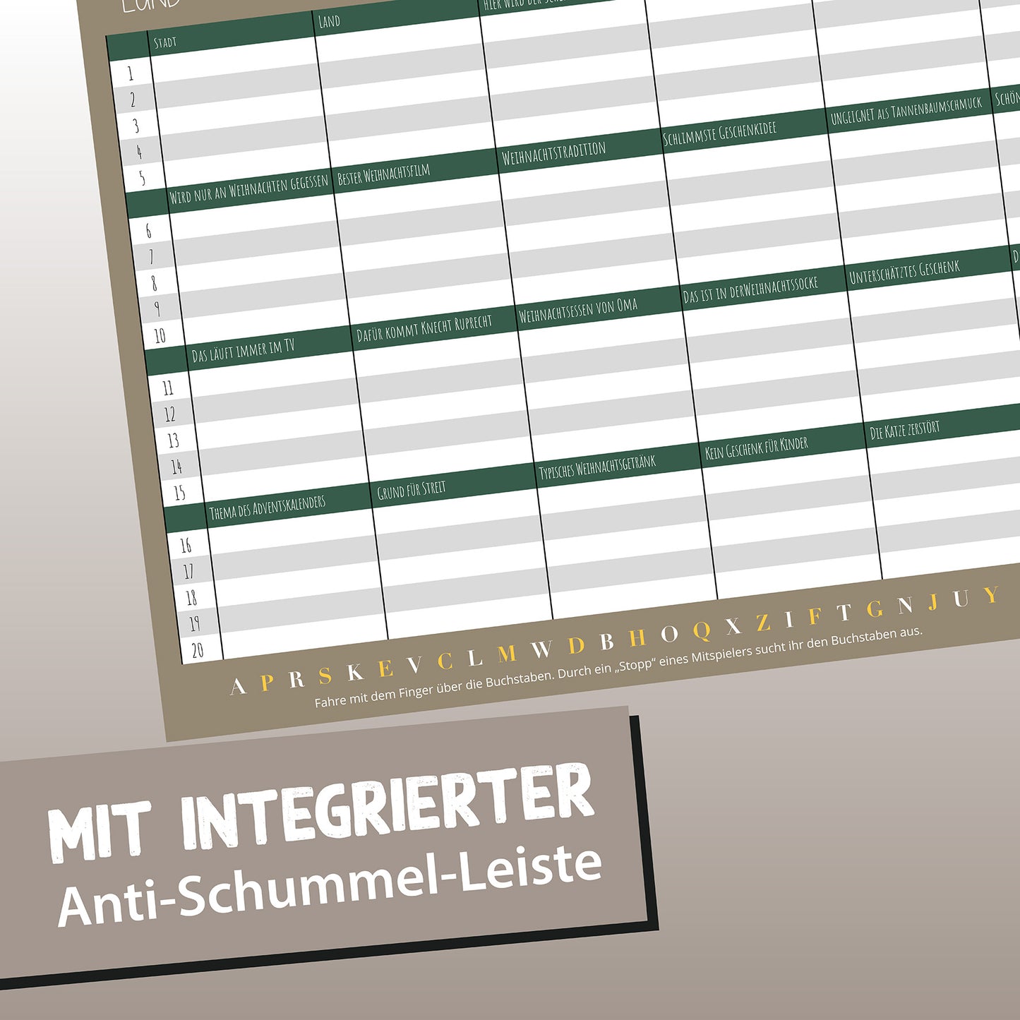 Stadt Land Weihnachten