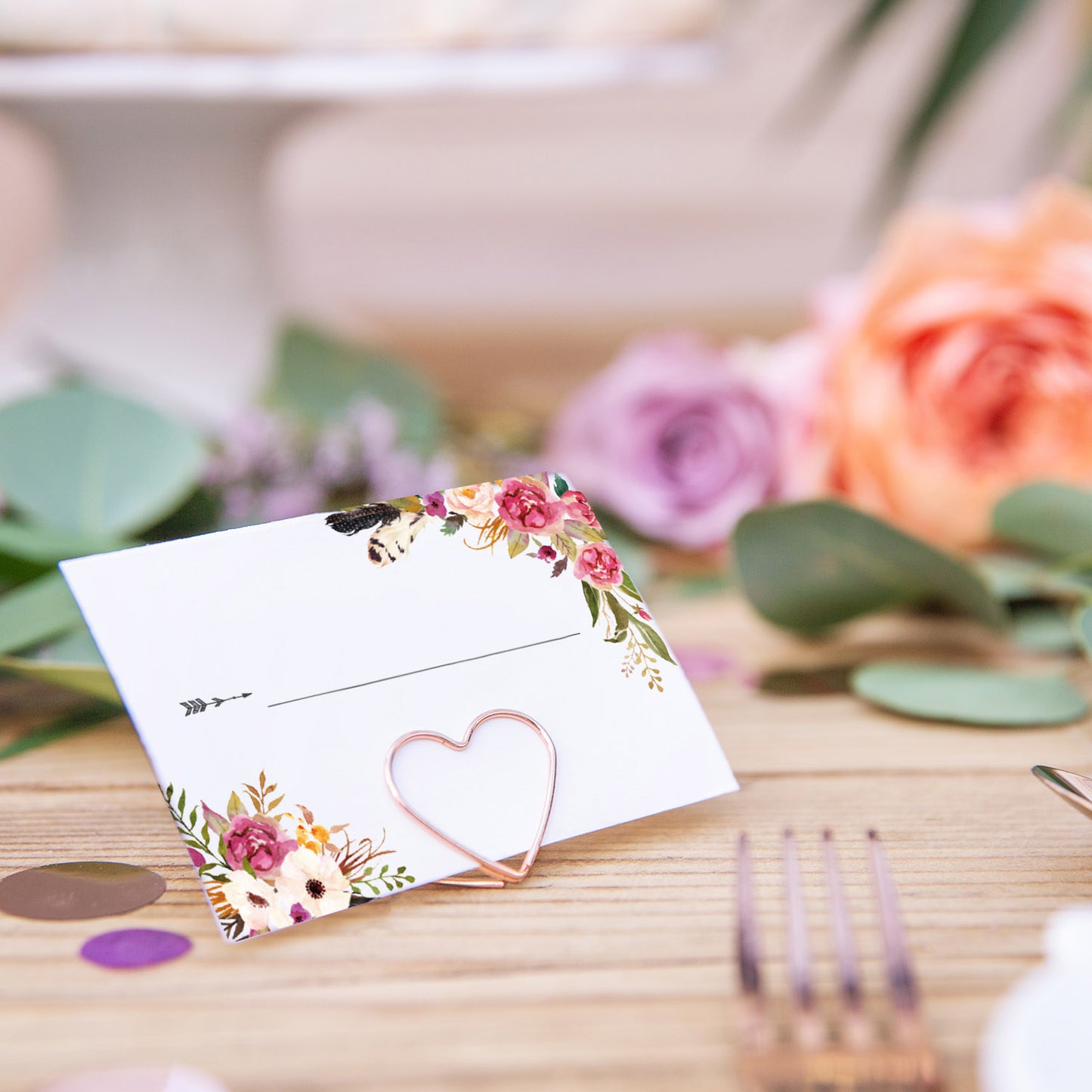 Tischkarten & Tischkartenhalter - Boho Dream