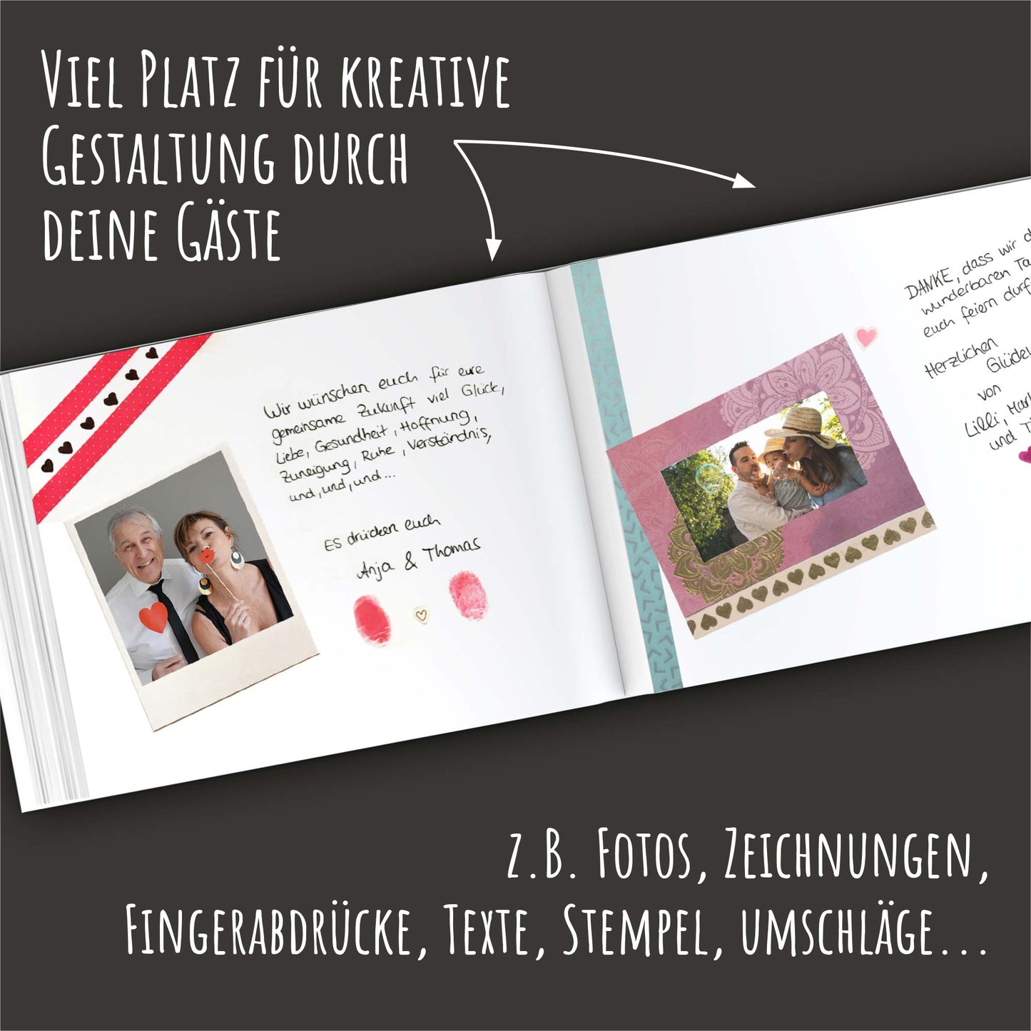 Gästebuch - Country Flowers