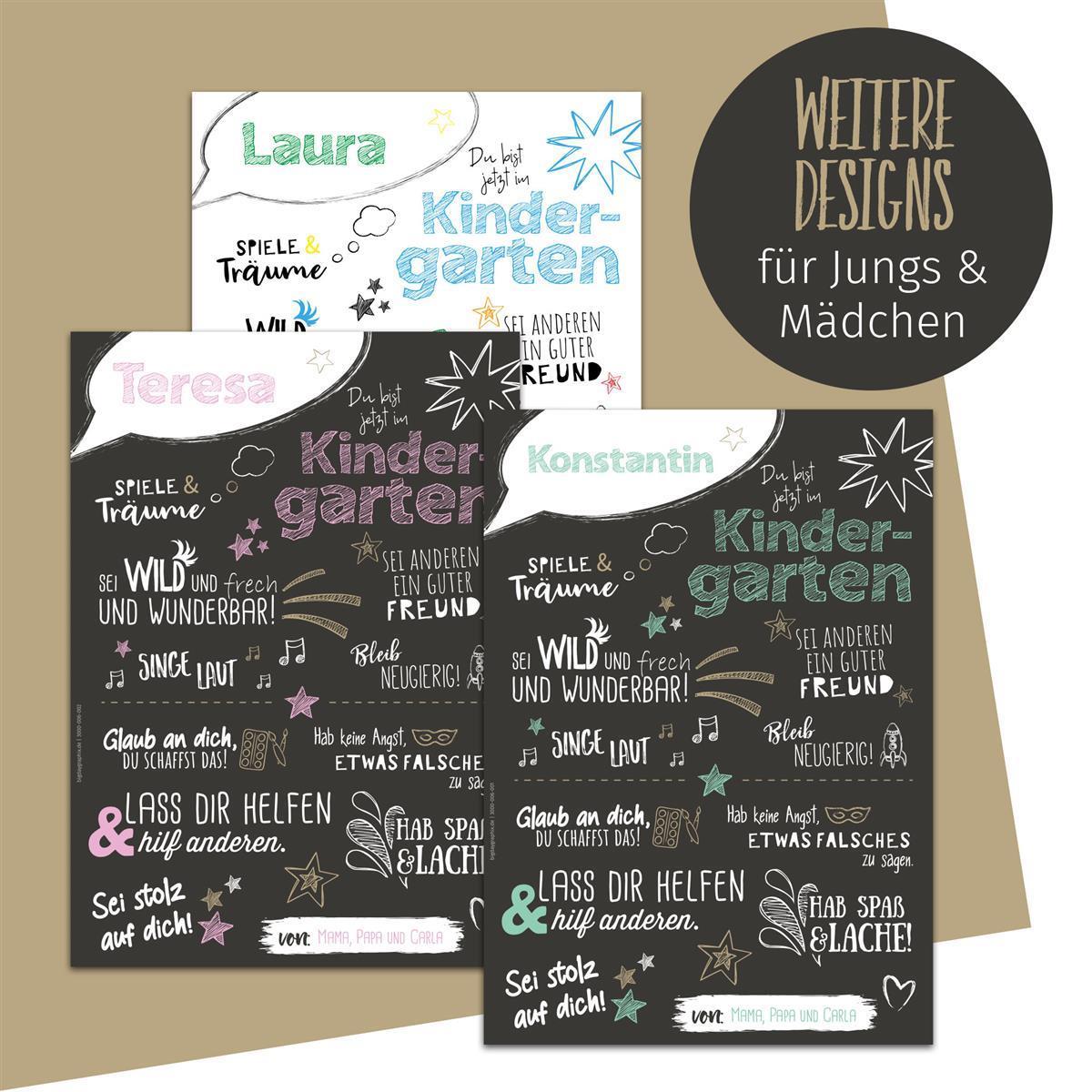 Poster Kindergarten BLACK ROSA