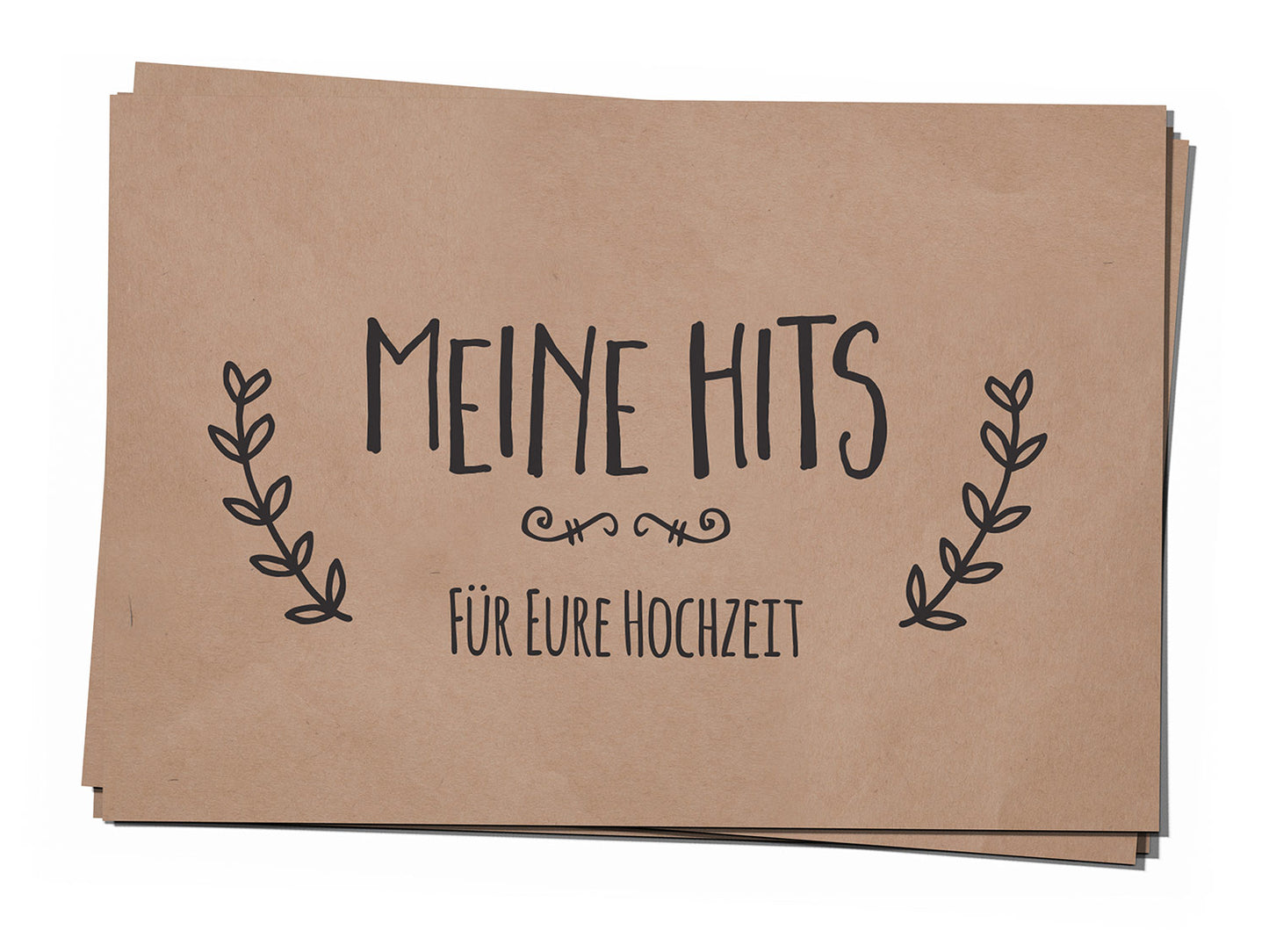 50 Musikwunschkarten - Simple Vintage