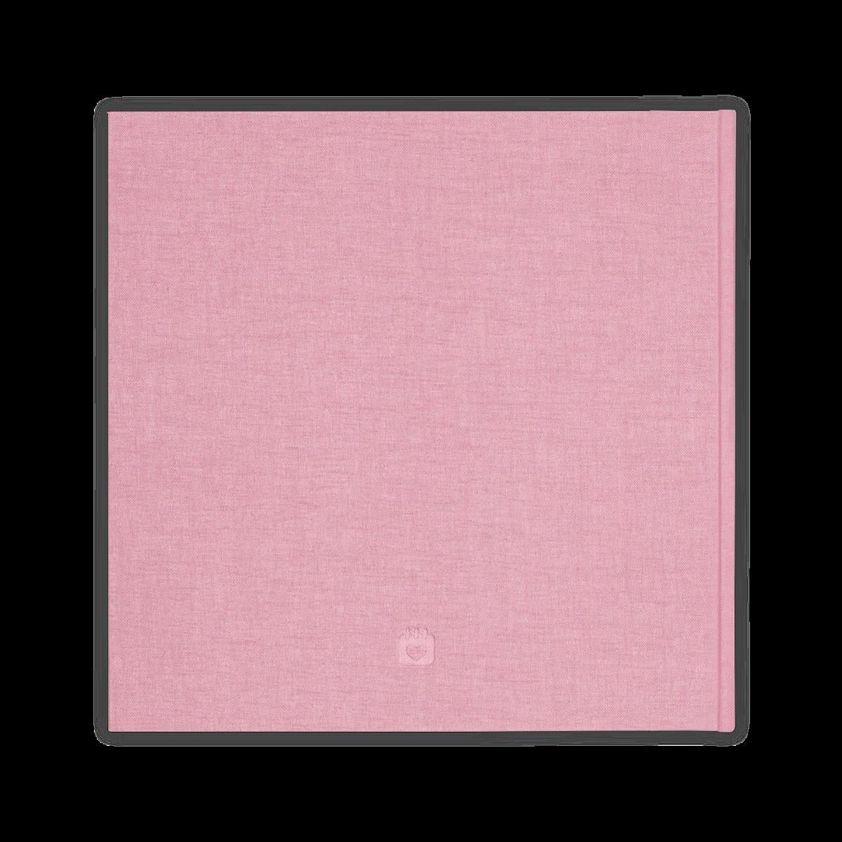 Gästebuch - Deluxe Rosa-Grau (square)