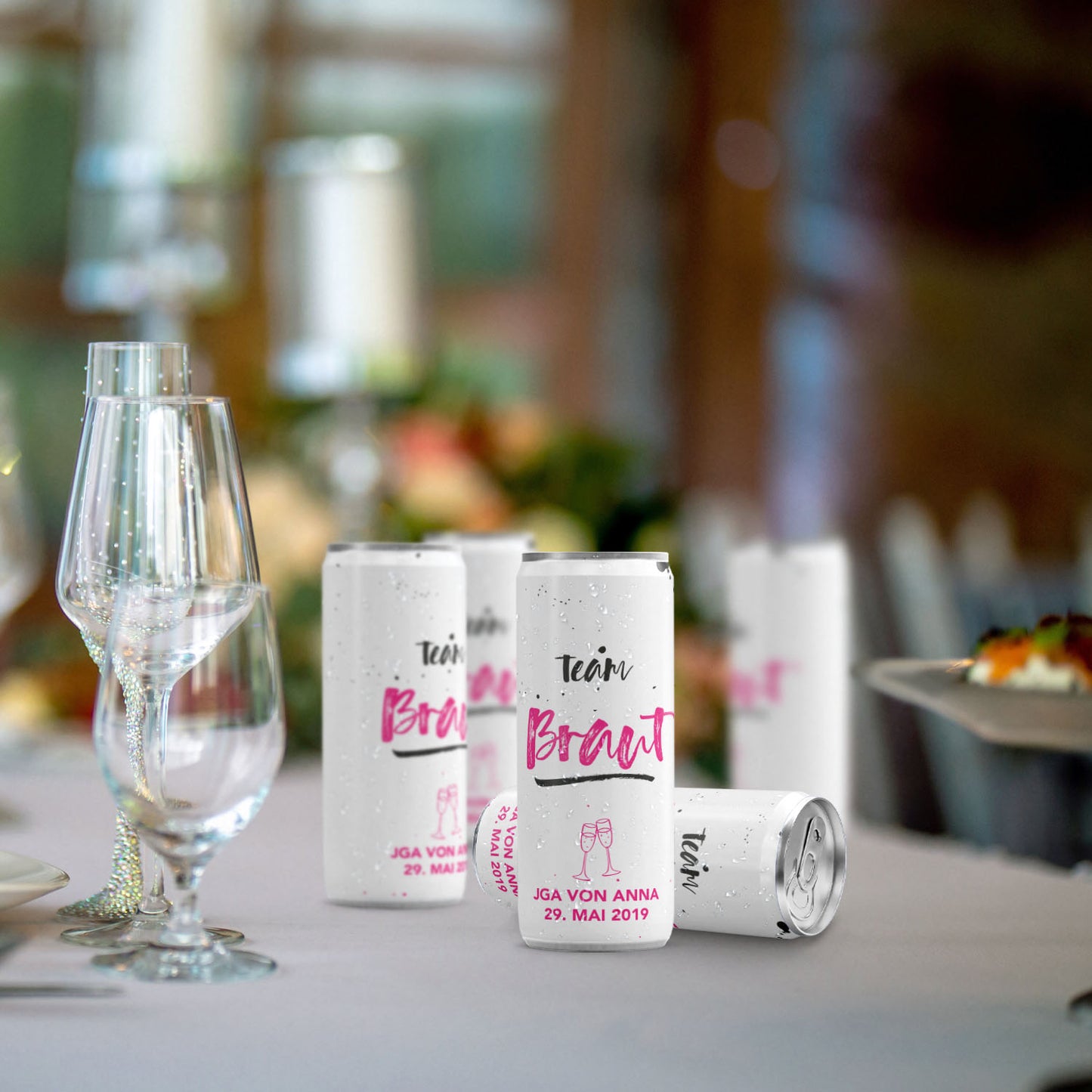 24 Sektdosen JGA - CLASSIC PINK