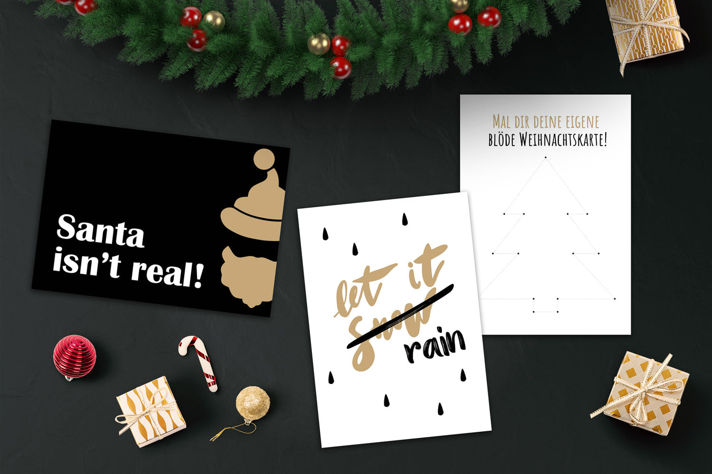 Postkarten Anti-Weihnachten