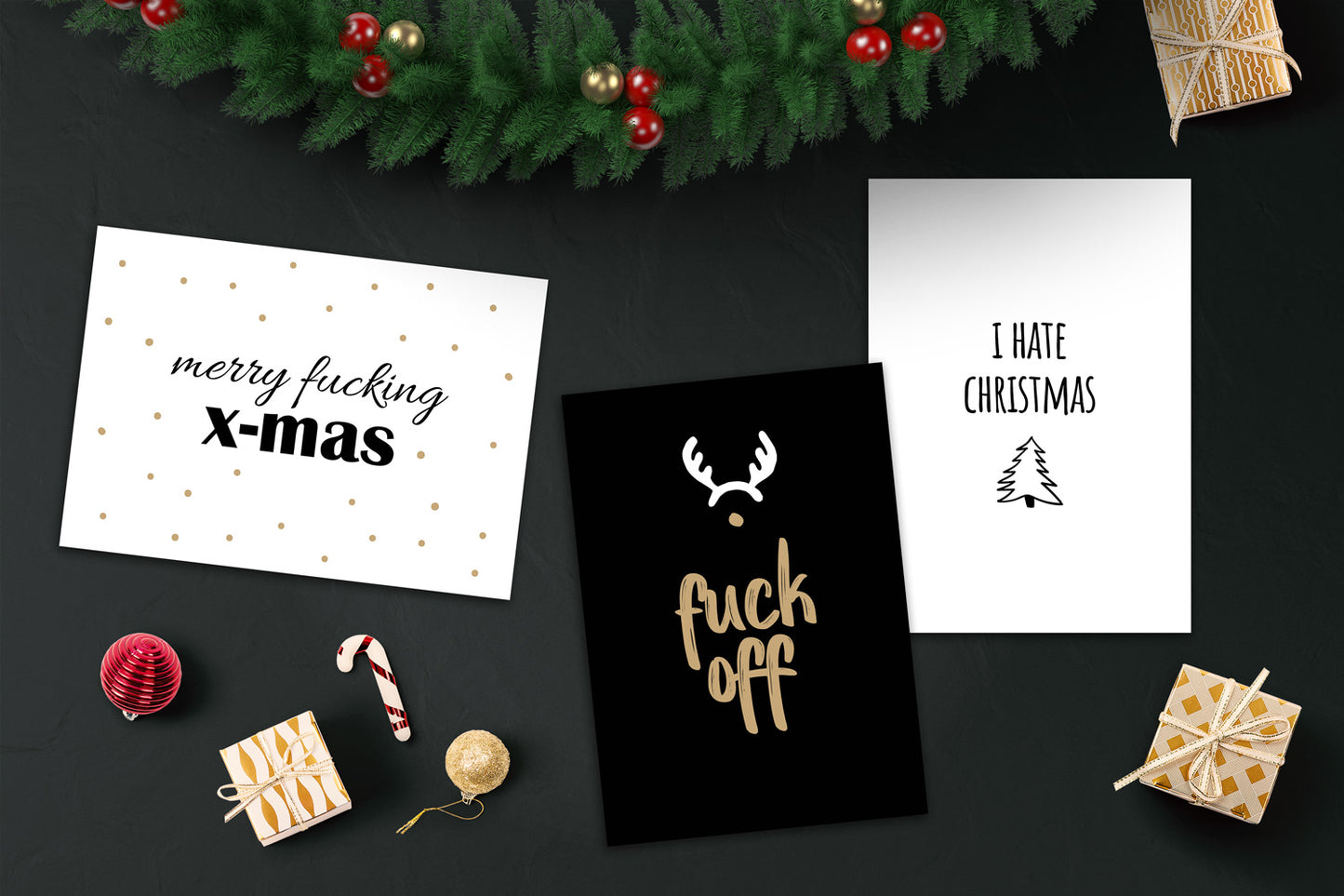 Postkarten Anti-Weihnachten