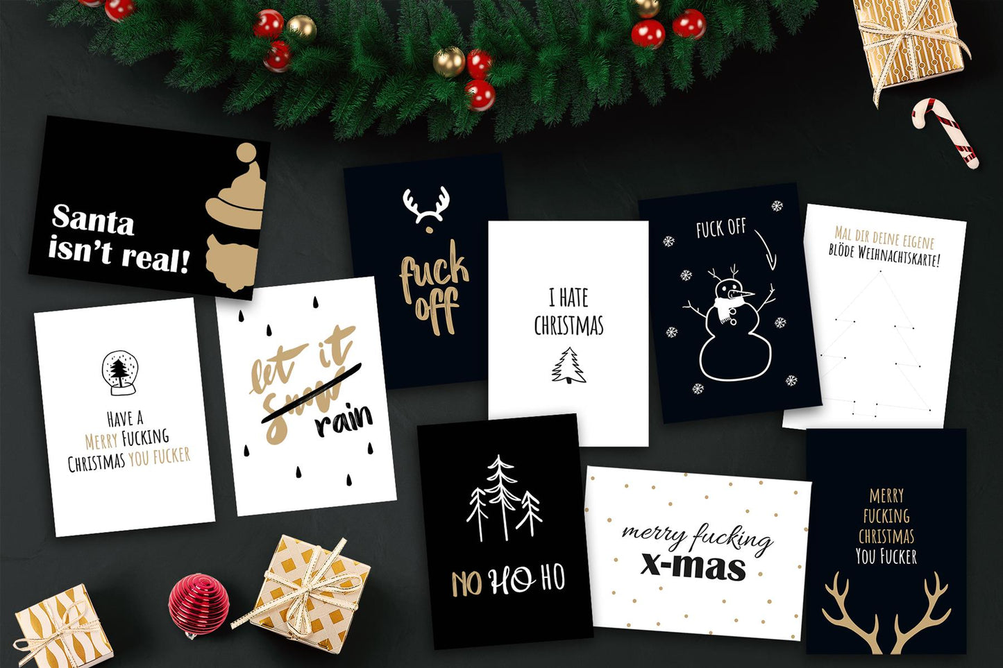 Postkarten Anti-Weihnachten