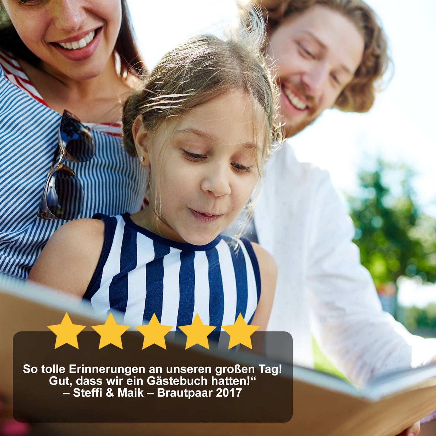 Gästebuch - Sweet Vintage (square)