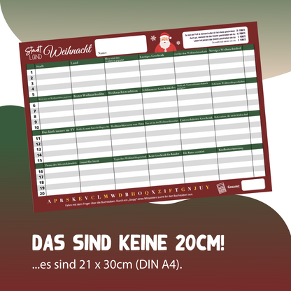 Stadt Land Weihnachten
