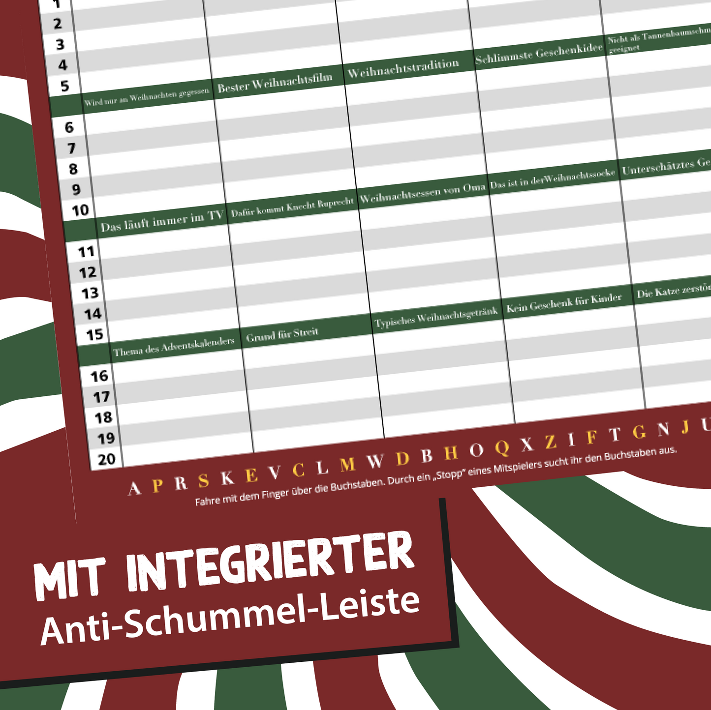 Stadt Land Weihnachten
