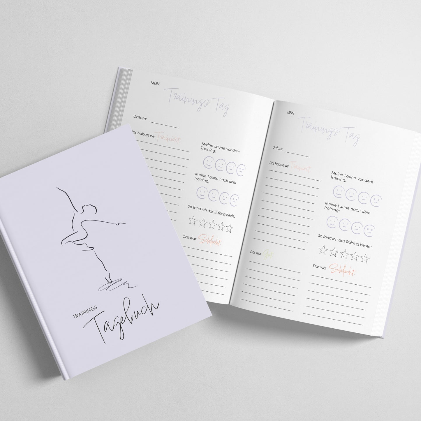 ZUM VORBESTELLEN Tanz Trainingstagebuch für Fortschritt & Motivation gebundenes Buch – Deine Tanzziele erreichen für alle Tanzrichtungen mit Motivationssprüchen 170mmx240mm