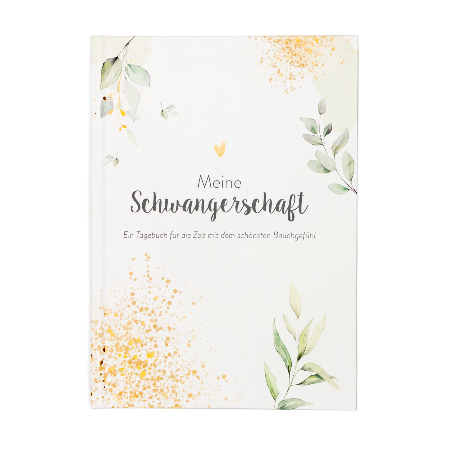 Schwangerschaftstagebuch Premium I Erinnerungsbuch I Baby-Buch I Fotoalbum I 124 Seiten