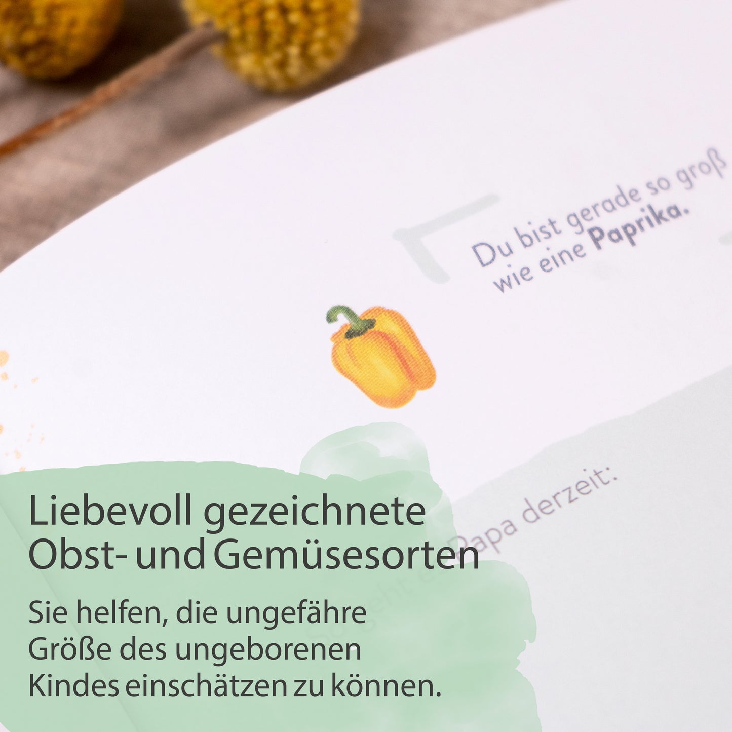 Schwangerschaftstagebuch Premium I Erinnerungsbuch I Baby-Buch I Fotoalbum I 124 Seiten