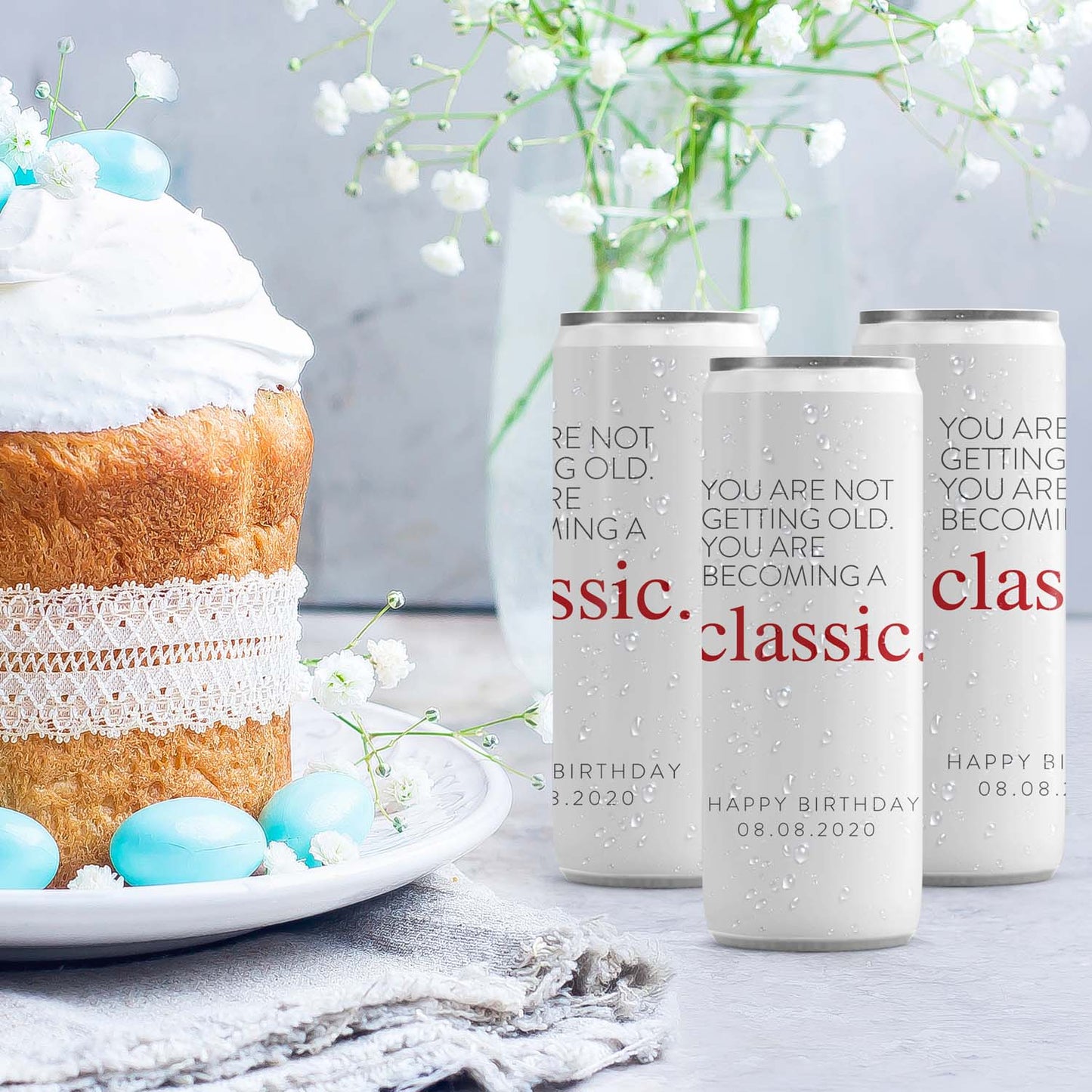 24 Sektdosen - Geburtstag - Classic