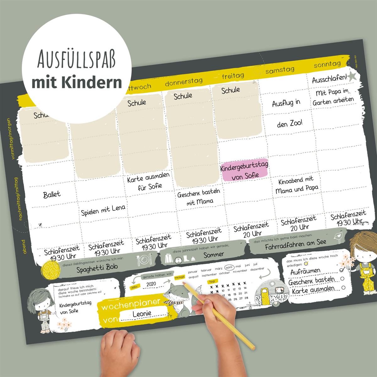 Schreibtischunterlage - Little Sunshine A2