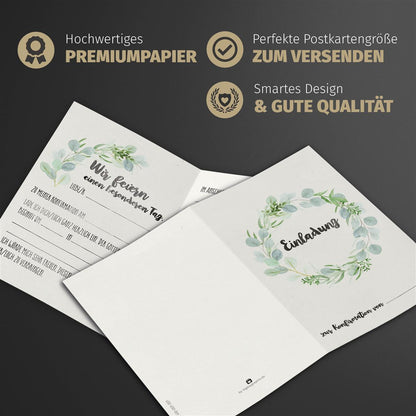 Einladungen Konfirmation Eukalytus