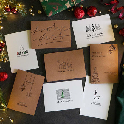 Weihnachtskarten - Bunte Mischung