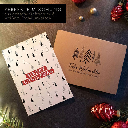 Weihnachtskarten - Bunte Mischung