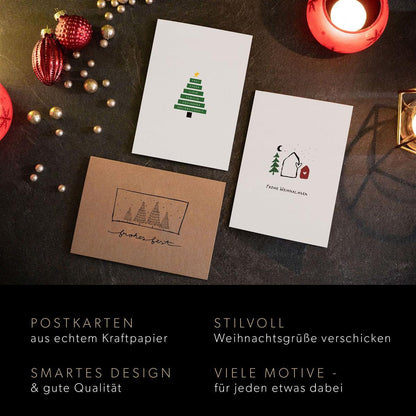 Weihnachtskarten - Bunte Mischung
