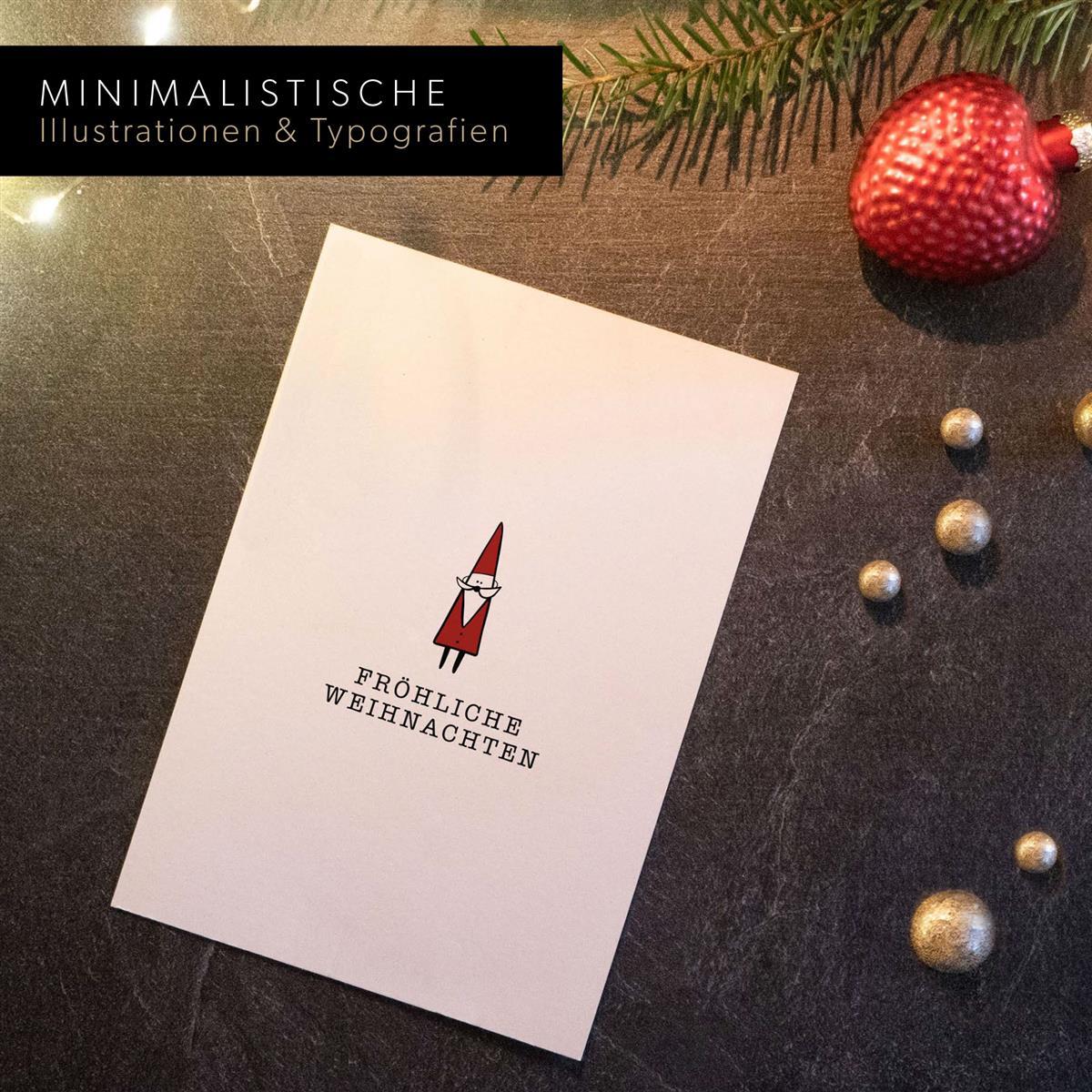 Weihnachtskarten - Bunte Mischung