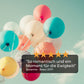 Ballonkarten - Blush Wedding mint