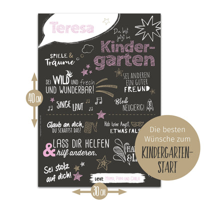 Poster Kindergarten BLACK ROSA