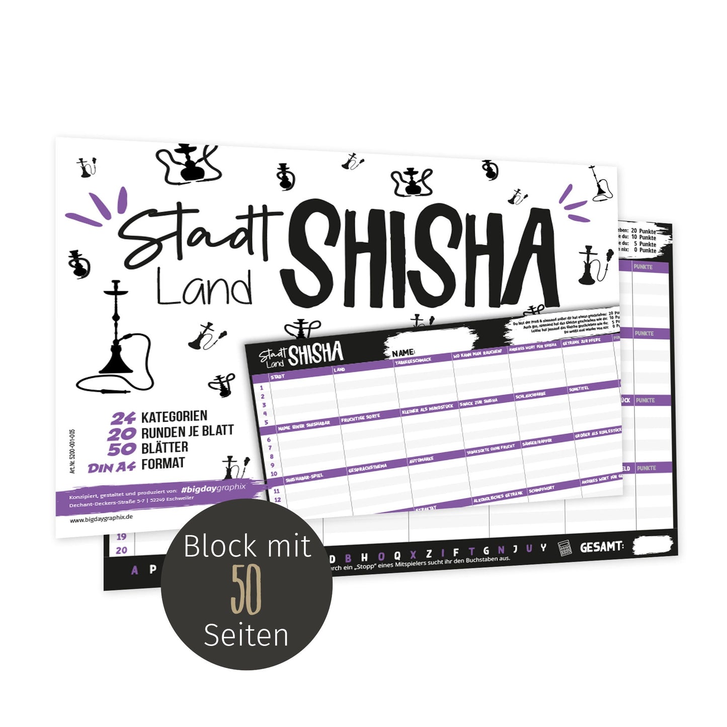 Stadt Land SHISHA