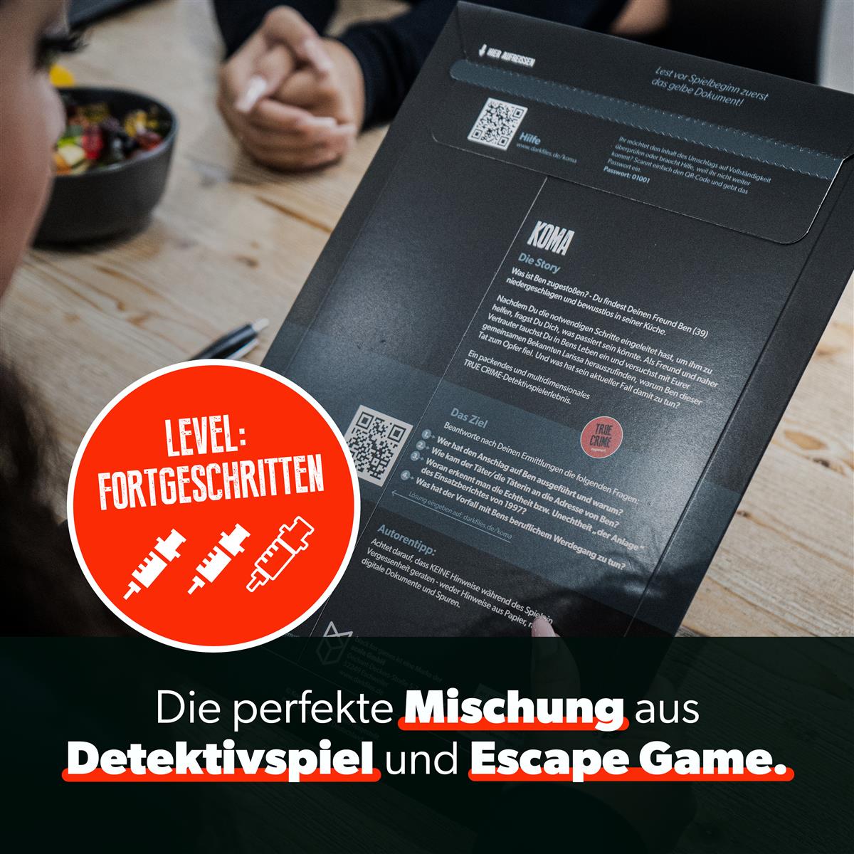 DarkFiles KOMA Detektiv- & Escapespiel