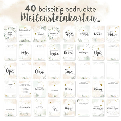 Design Meilensteinkarten - Baby