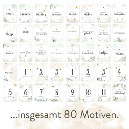 Design Meilensteinkarten - Baby