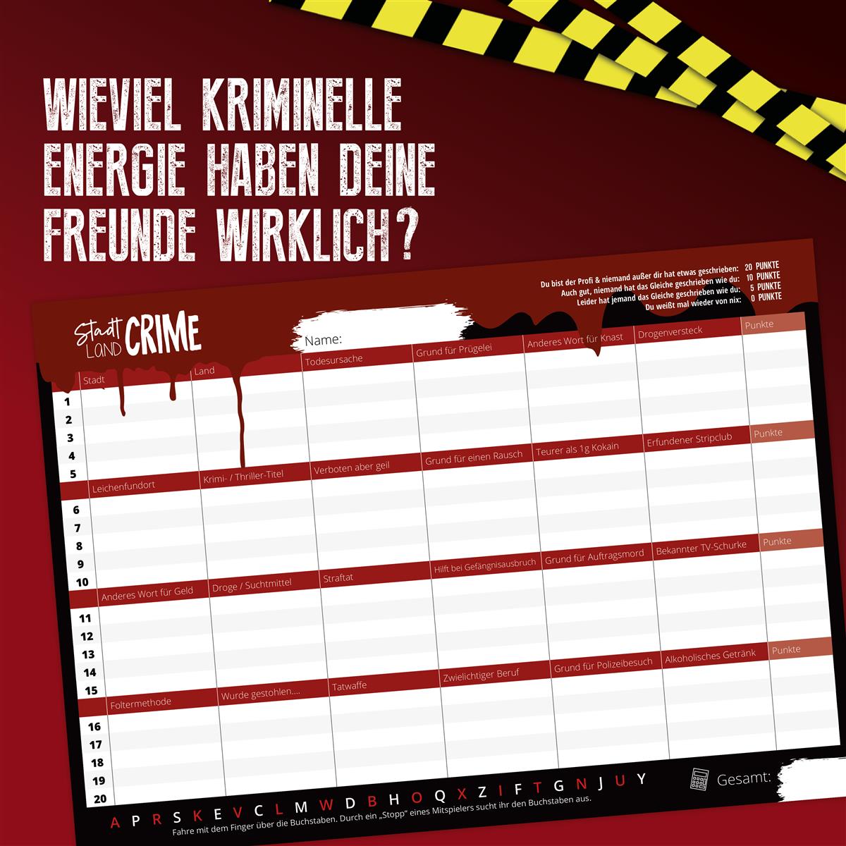 Stadt Land CRIME