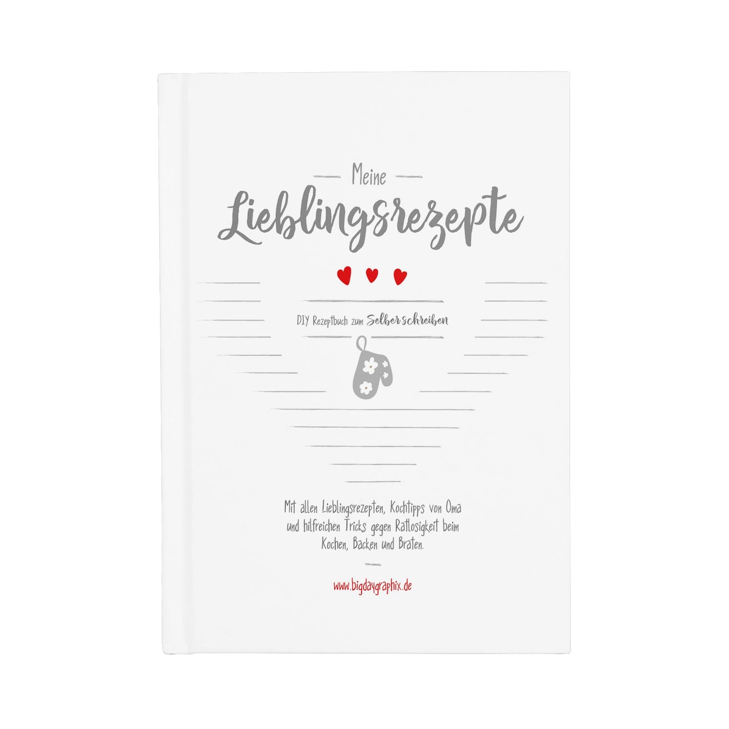 Rezeptbuch zum Ausfüllen - Weiß