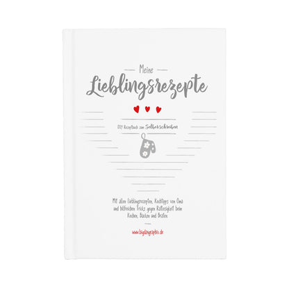 Rezeptbuch zum Ausfüllen - Weiß