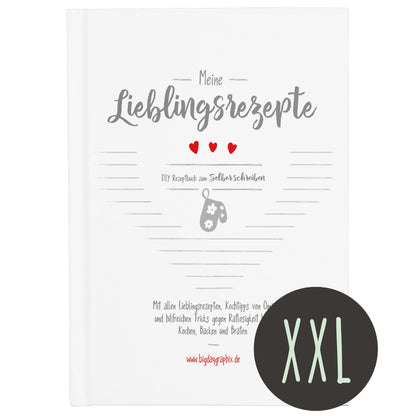 Rezeptbuch zum Ausfüllen - Weiß