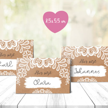 Tischkarten- Sweet Vintage