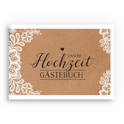 Gästebuch mit Fragen - Sweet Vintage