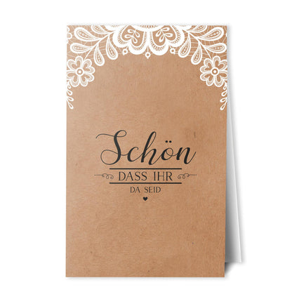 10 Tischnummern - Sweet Vintage