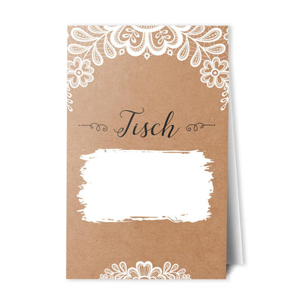 10 Tischnummern - Sweet Vintage