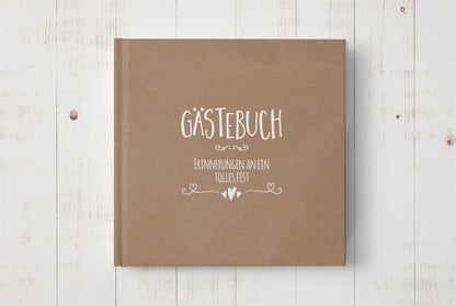 Gästebuch - Simple Vintage (square)