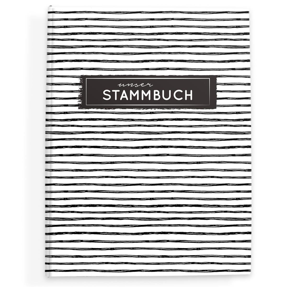Stammbuch - Black Stripes
