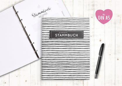 Stammbuch - Black Stripes