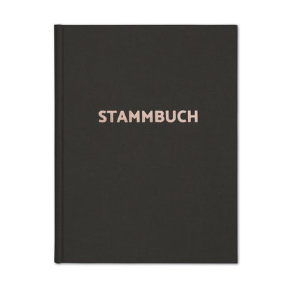 Stammbuch Deluxe - Anthrazit-Rosé