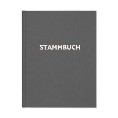 Stammbuch Deluxe - Grau Silber