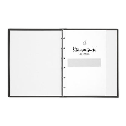 Stammbuch Deluxe - Anthrazit-Rosé