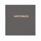 Gästebuch - Deluxe Anthrazit-Rosé (square)