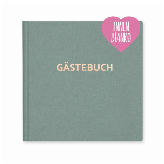 Gästebuch - Deluxe Seagrass-Green (square)