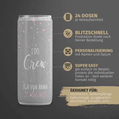 24 Sektdosen JGA - I DO GREY