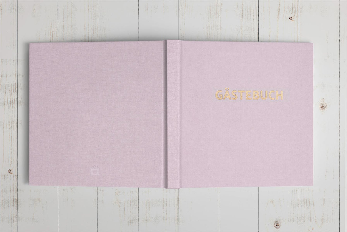 Gästebuch - Deluxe Rosa-Gold (square)