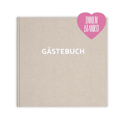 Gästebuch - Deluxe Blush (square)