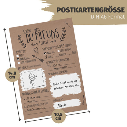 Hochzeitsspiel - Simple Vintage